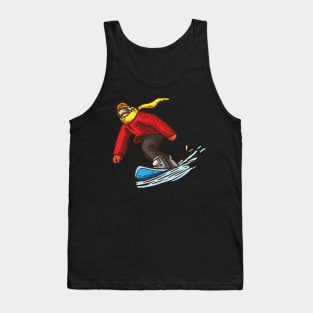 Snowboard Winter sports Snowboarder Apparel Tank Top